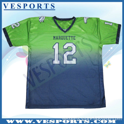 Dye Sublimation Youth Team American Football Jersey